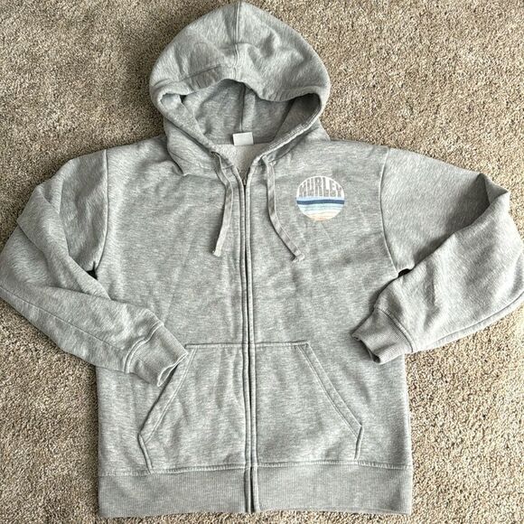 Hurley Tops - NWOT HURLEY FULL ZIP SOFT HOODIE S
